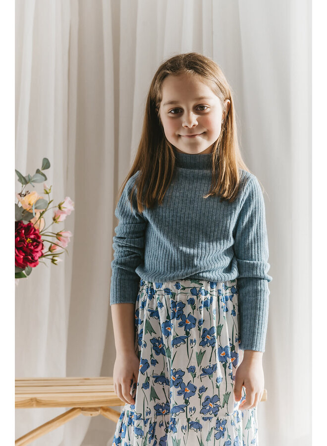 Olivia Top Mini Blue