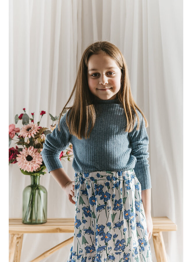 Olivia Top Mini Blue