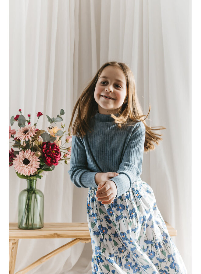 Olivia Top Mini Blue