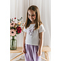 Hannah Bow T-Shirt Mini Purple