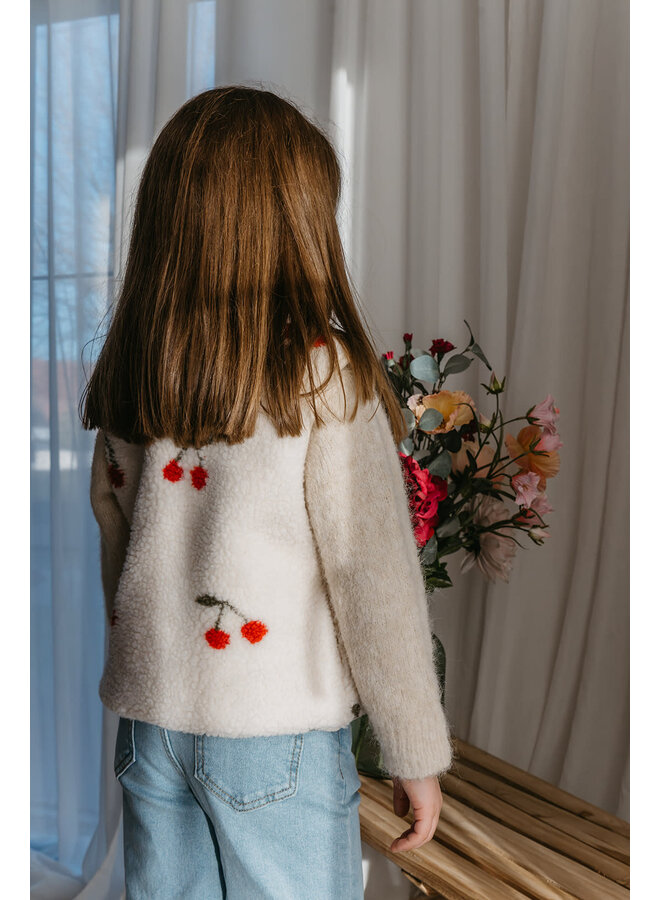 Cherry Teddy Vest Mini