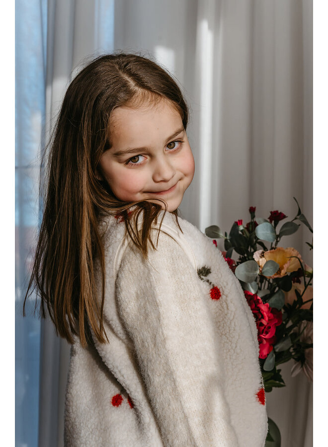 Cherry Teddy Vest Mini