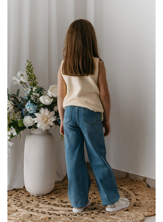 Féline Glitter Jeans Mini