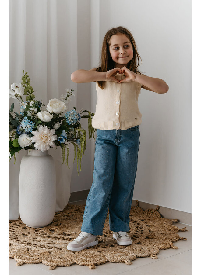 Féline Glitter Jeans Mini