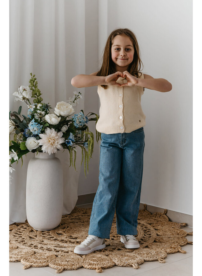 Féline Glitter Jeans Mini