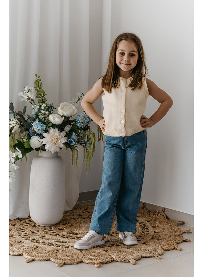 Féline Glitter Jeans Mini