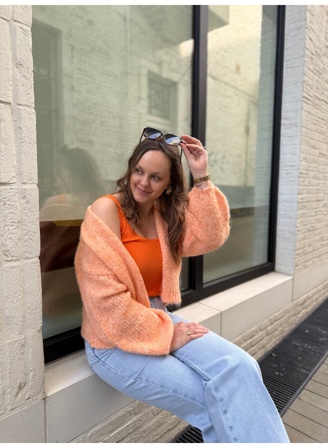 Ruby Cardigan Orange