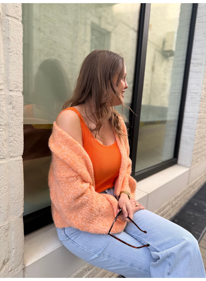 Ruby Cardigan Orange