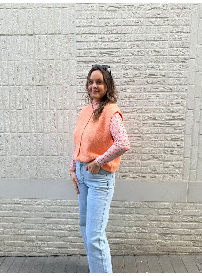 Pauline Mesh Top Flowers