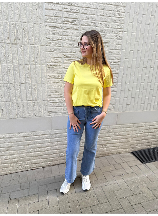 Elenette Petite Wide Flared Jeans JD474-H