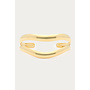 Bold Bangle Dubbele Swirl Goud