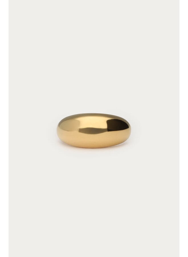 Bold Basic Statement Ring Goud
