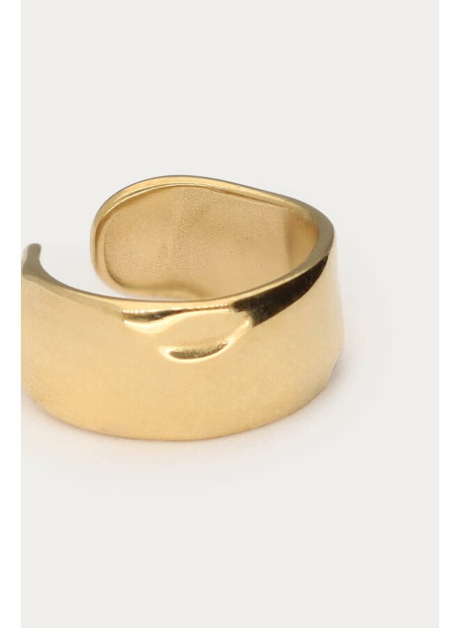 Bold Ear Cuff Goud