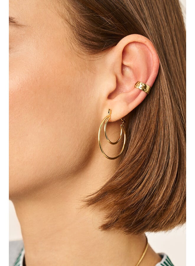 Bold Ear Cuff Goud