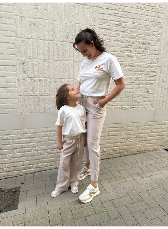 Soleil T-Shirt Mini White