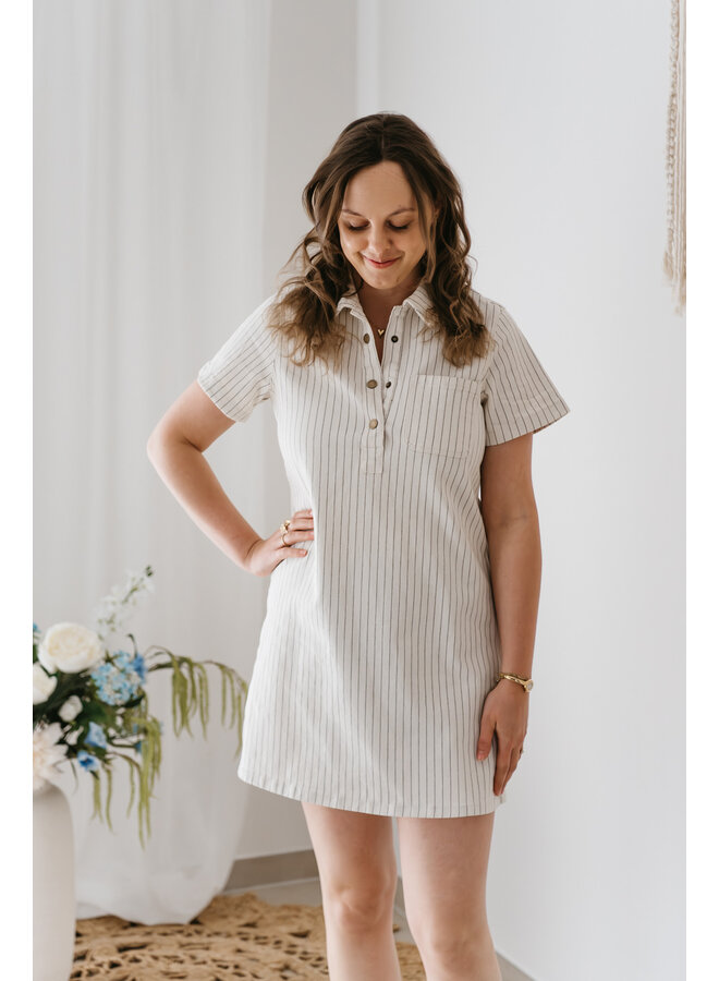 Rouane Striped Dress