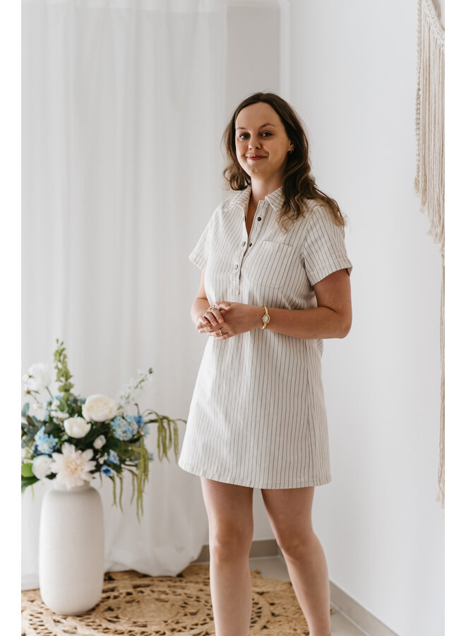 Rouane Striped Dress