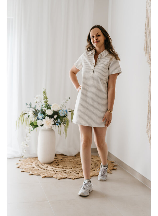 Rouane Striped Dress