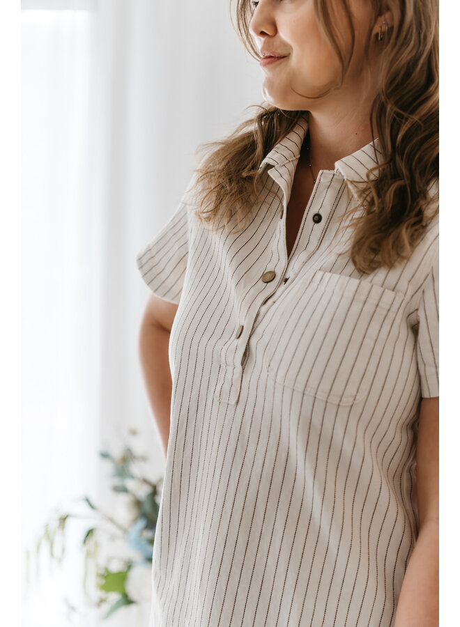 Rouane Striped Dress