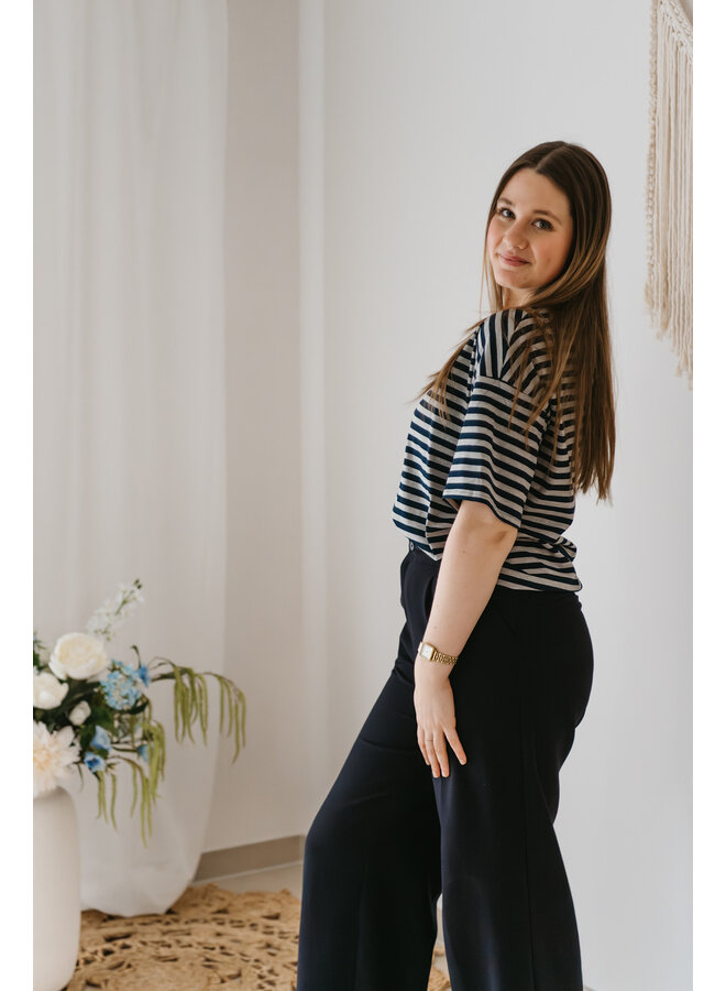 Faye T-Shirt Dark Blue