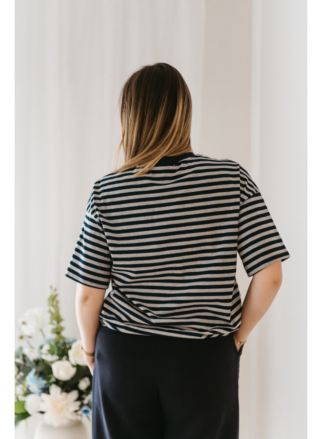 Faye T-Shirt Dark Blue