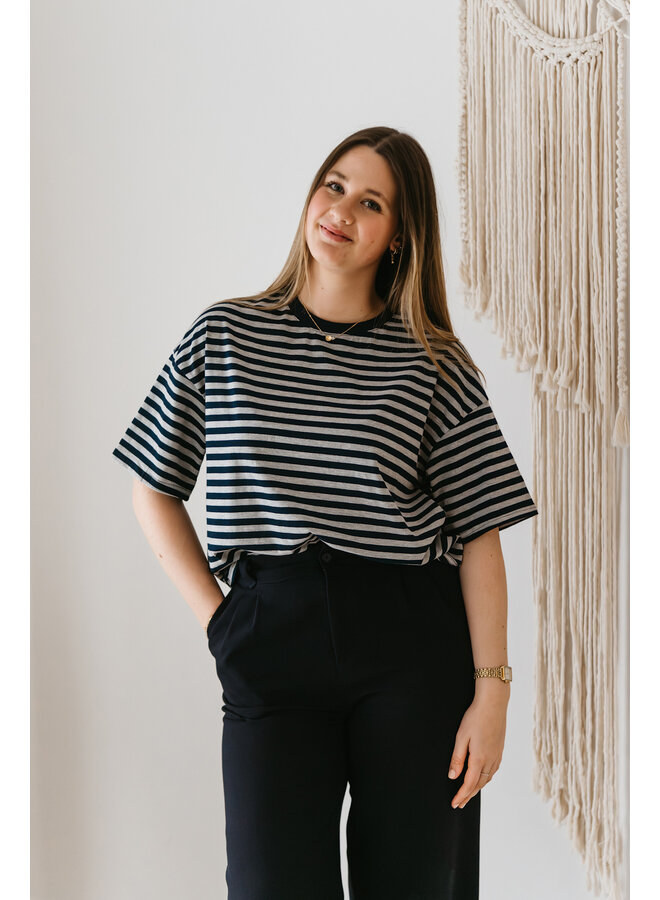 Faye T-Shirt Dark Blue