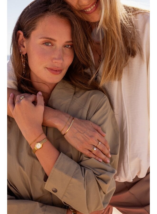 Forever Connected Armbanden Infinity  Set Zilver