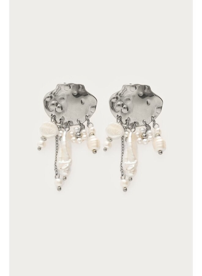 Oorhangers met Natuurlijke Parels Zilver