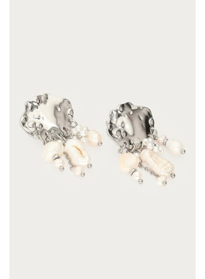 Oorhangers met Natuurlijke Parels Zilver