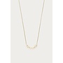 Minimalistische Ketting met Zoetwaterparels Goud