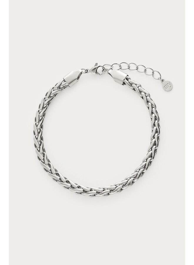 Basic Schakelarmband Zilver