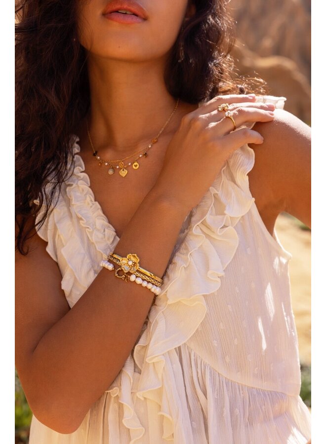 Basic Schakelarmband Zilver