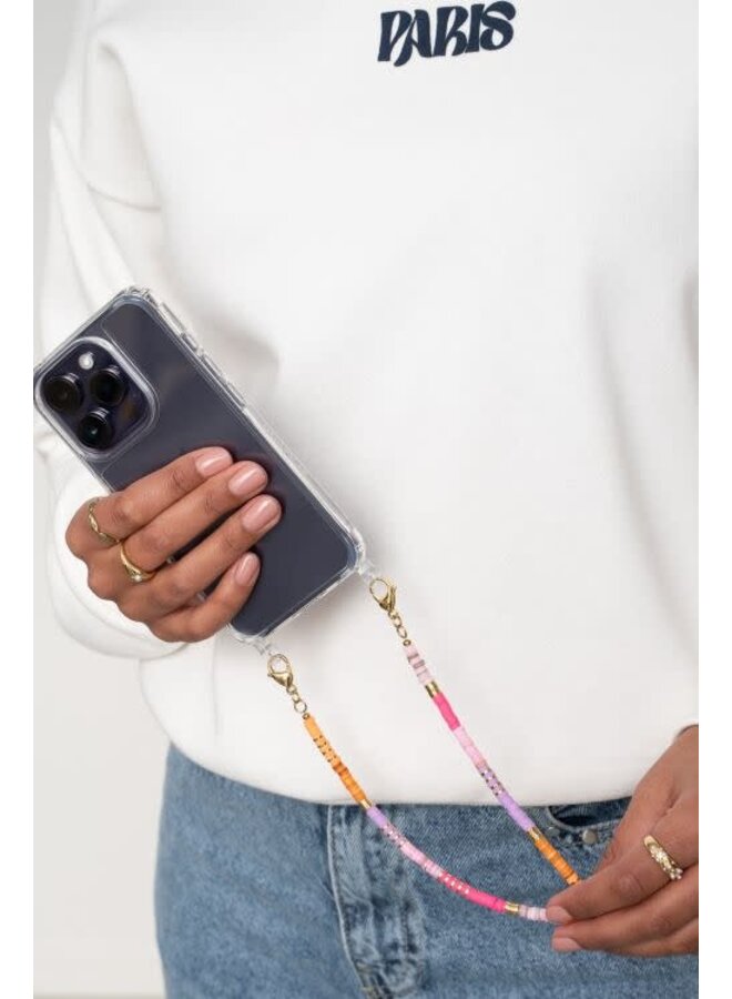 Multikleur Telefoonkoord Kort