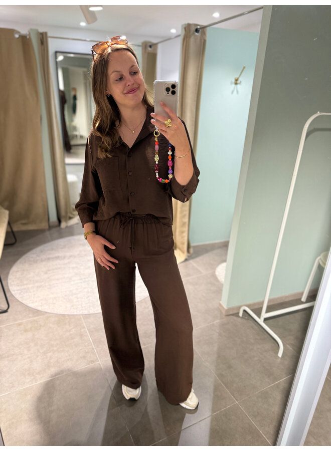 Alix Shirt Dark Brown