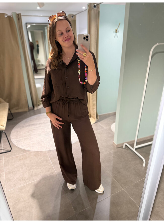 Alix Shirt Dark Brown