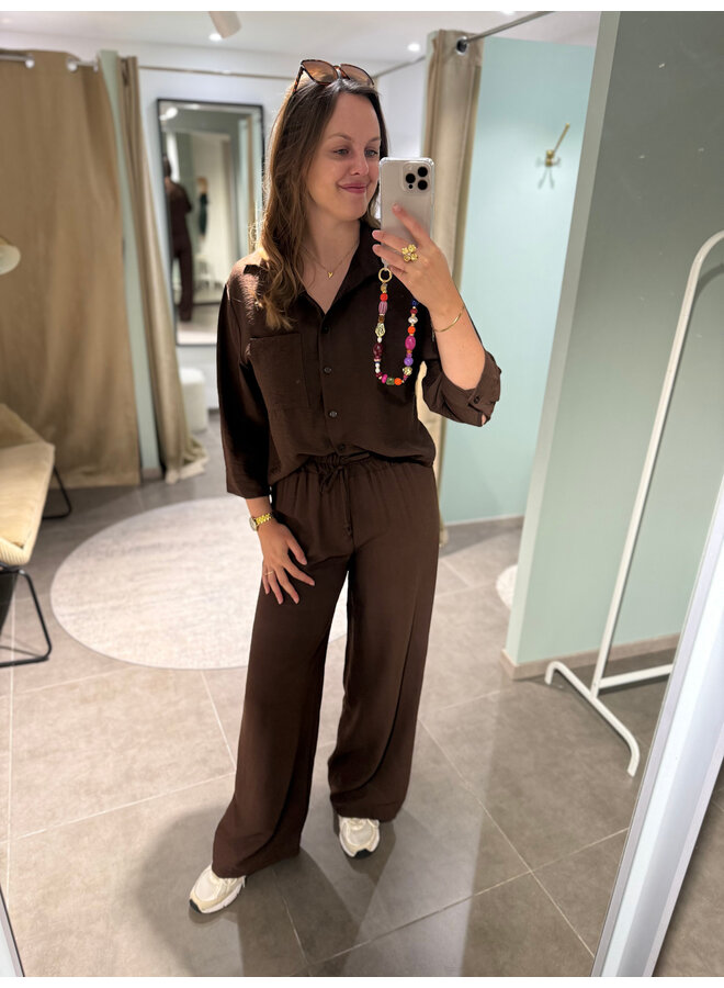 Alix Shirt Dark Brown