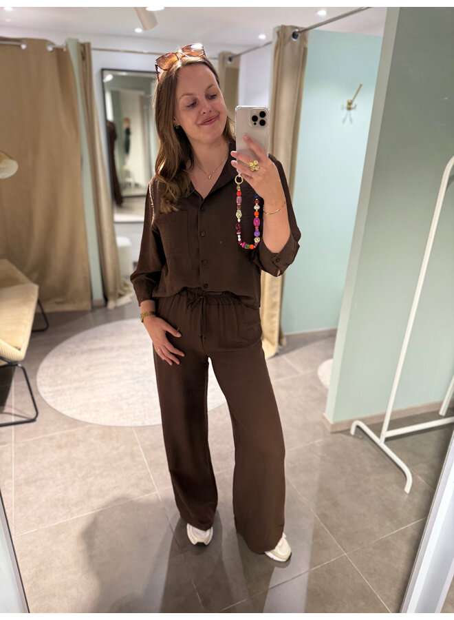 Alix Shirt Dark Brown