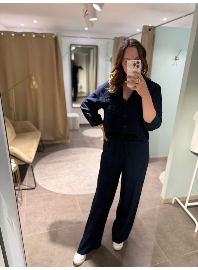 Alix Trousers Dark Blue