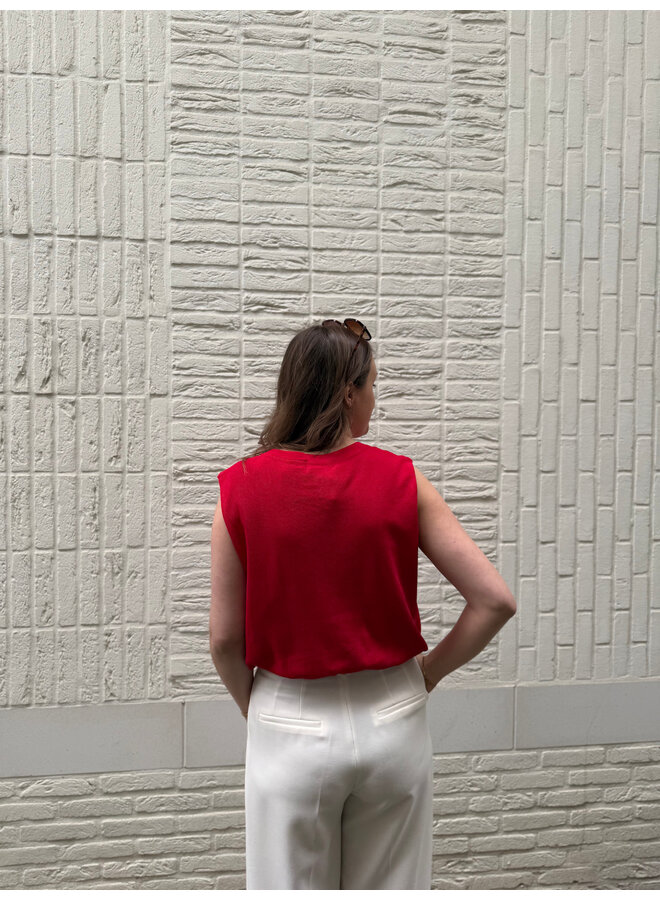 June Basic Top Red