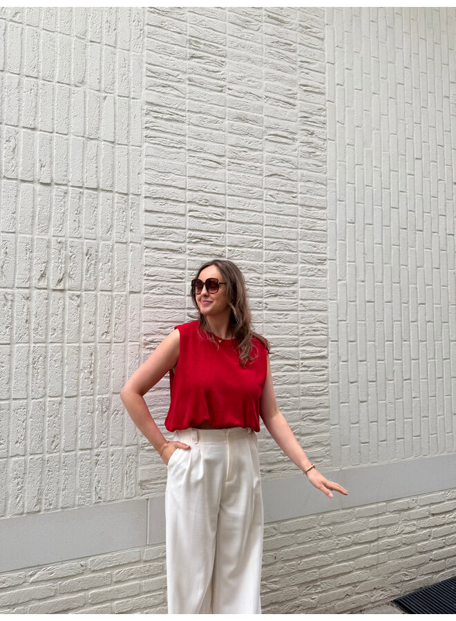 June Basic Top Red