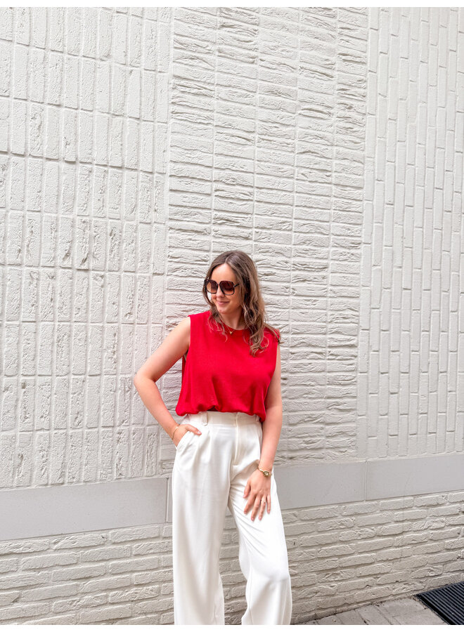 June Basic Top Red