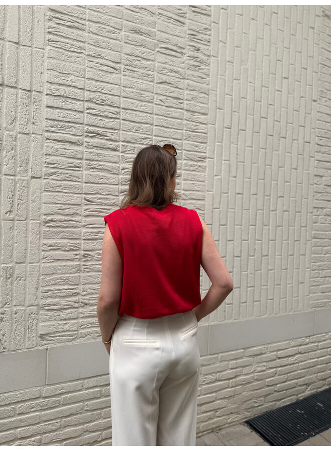 June Basic Top Red