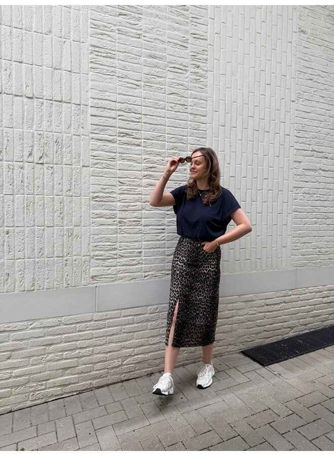 Eloise Basic Top Dark Blue
