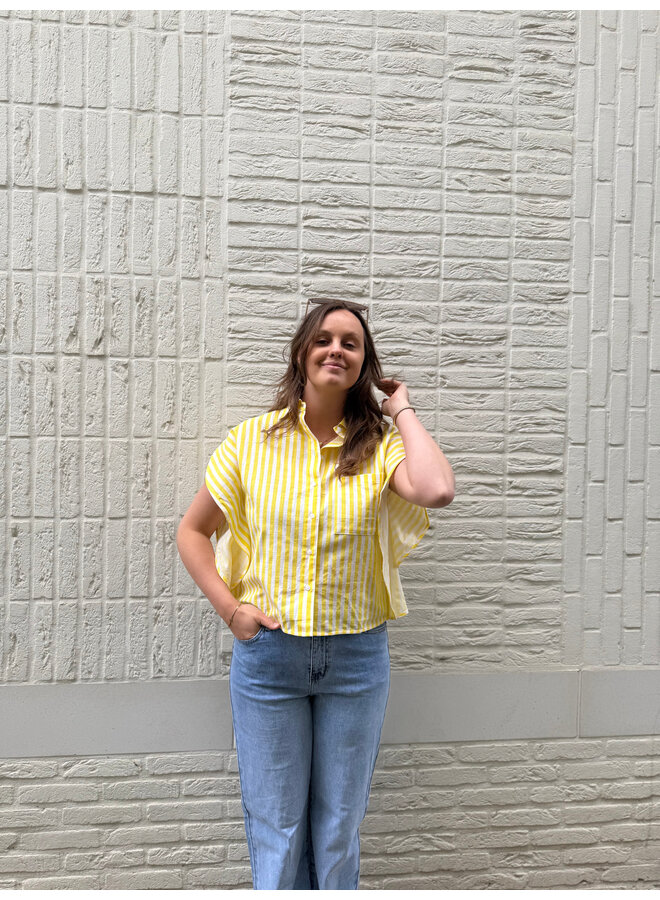 Joe Striped Top Yellow