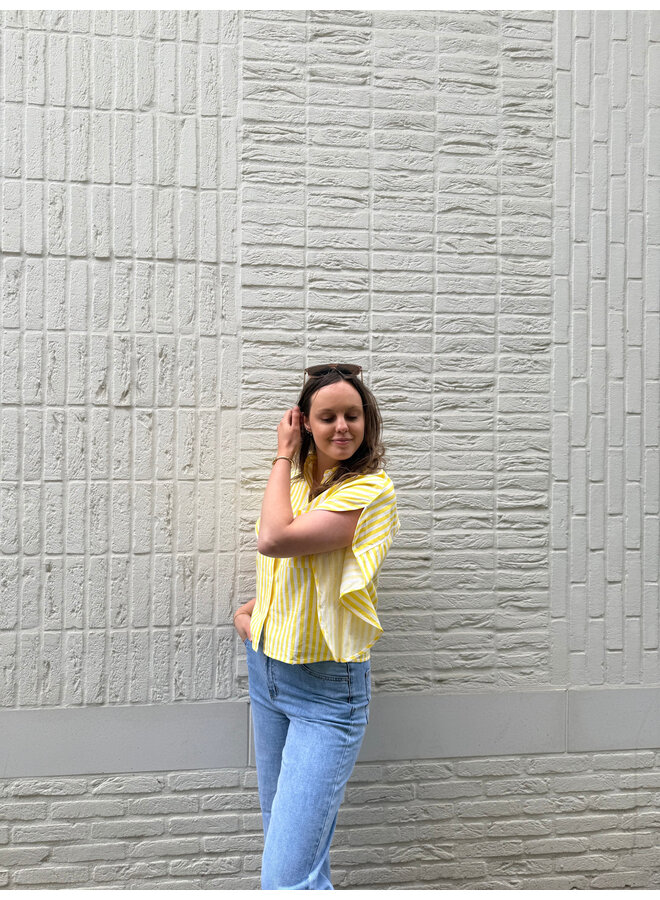 Joe Striped Top Yellow