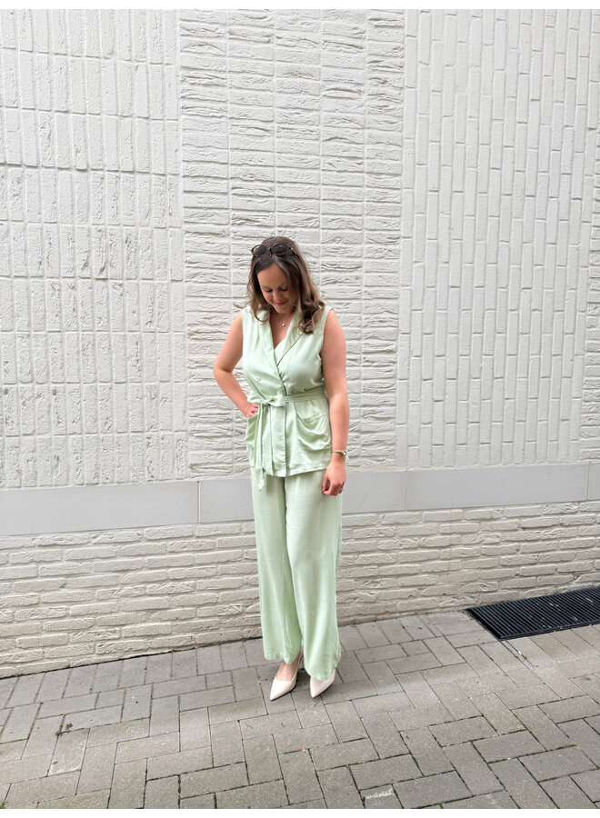 Ivy Set Trousers + Top Green
