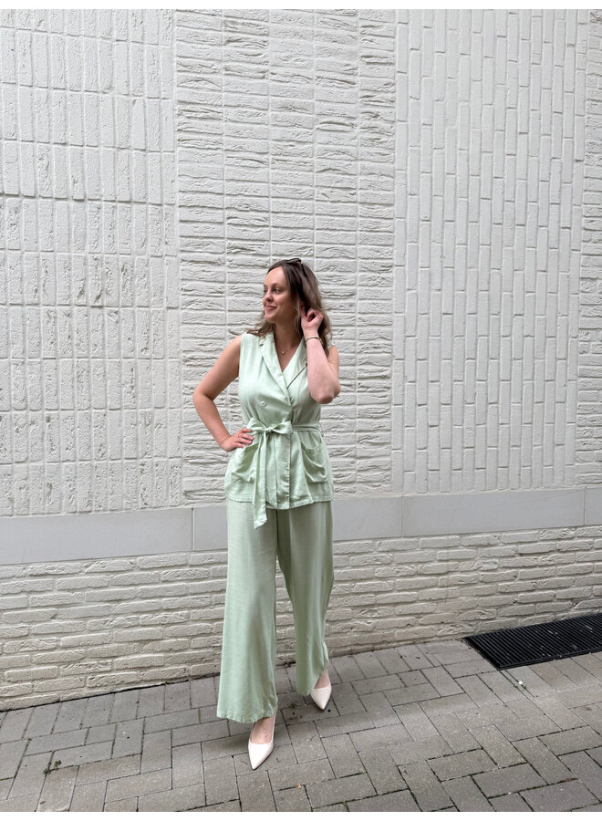 Ivy Set Trousers + Top Green