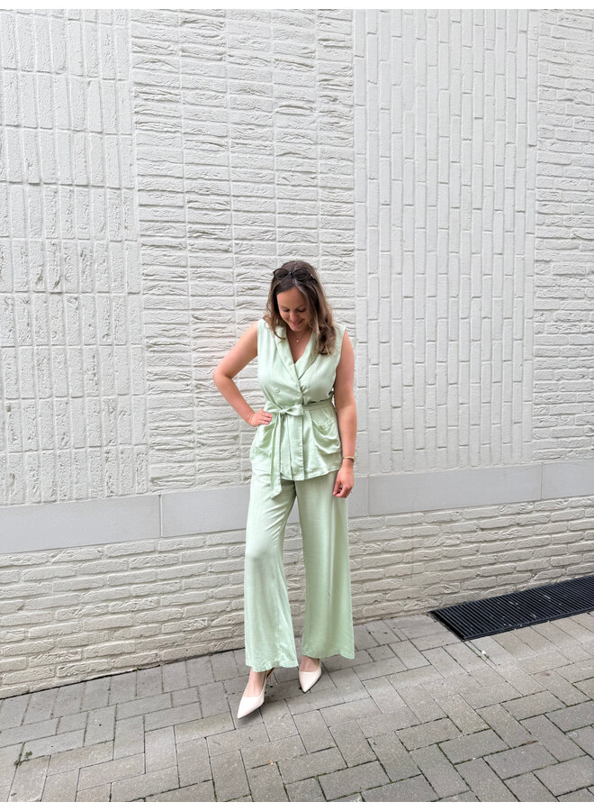 Ivy Set Trousers + Top Green