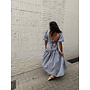 Lina Striped Set Skirt + Top Blue