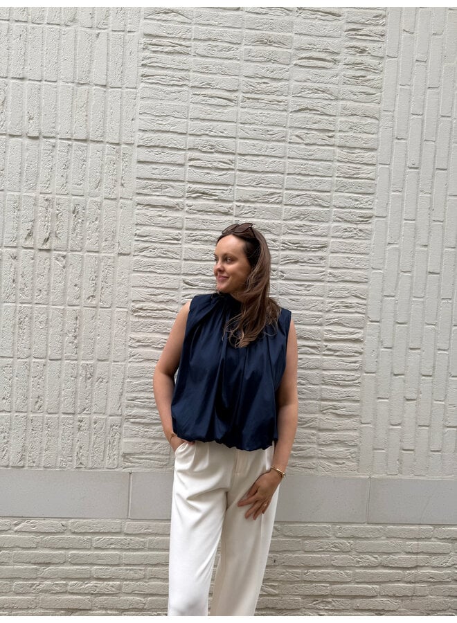 Beau Top Bow Dark Blue